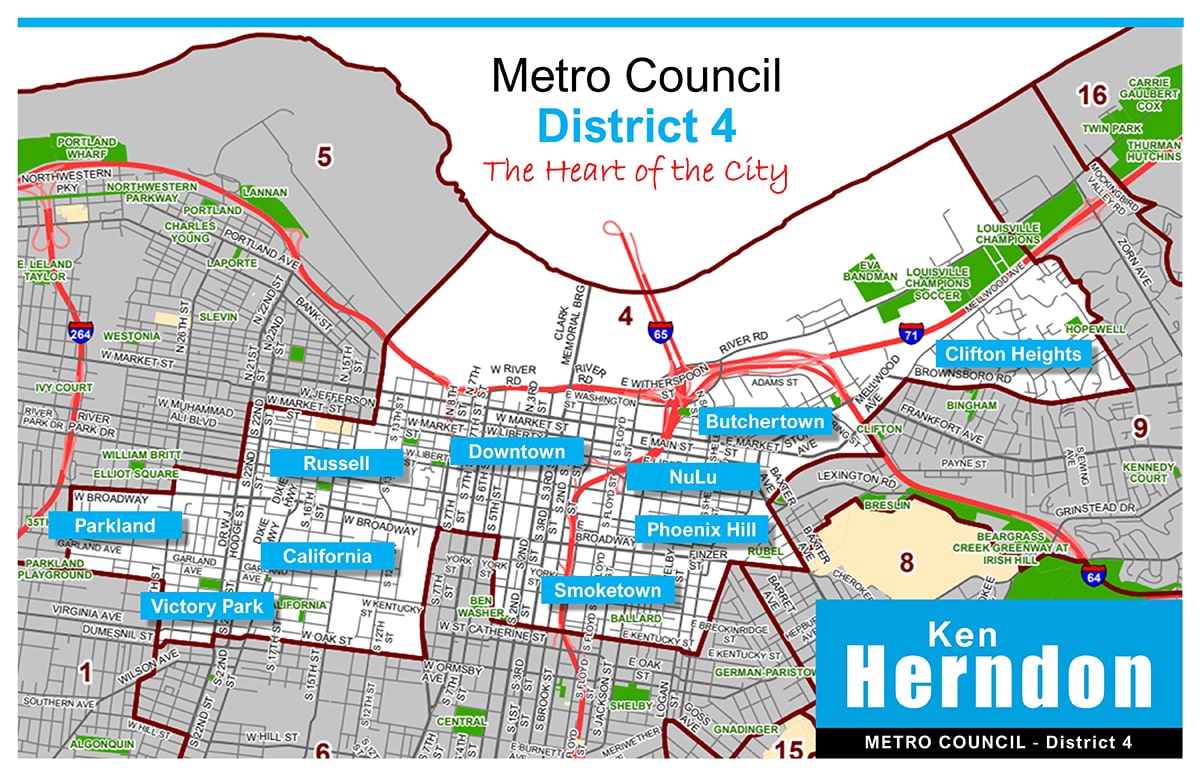 Metro Council District 4 Map